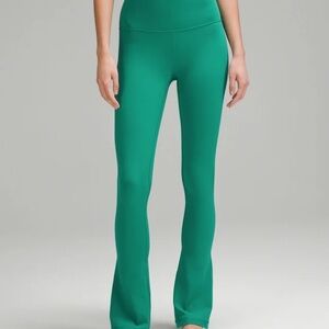 Lululemon Athletica Green Flare Pants
